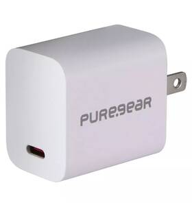 10708pg Puregear 20-watt Pd Usb-c Wall Charger Travel Adapter - White