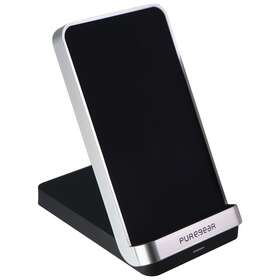63458pg Puregear 7.5/10w 2-coil Fast Wireless Charging Stand For Qi Devices - Black