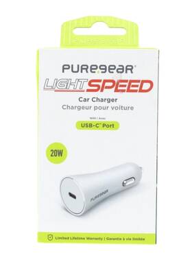 Puregear 810032996031 Pure Gear Light Speed Car Charger Usb-c Port 20w
