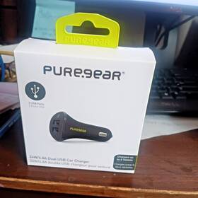 Puregear 816958018994 Universal Rapid Duel Usb 24.w/4.8a Car Charger Black
