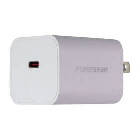 G01344pg Puregear Light Speed Wall Charger With 24-watt Usb-c Port - White