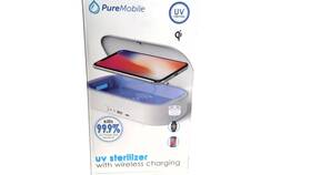 Vpur1010 Puremobile Uv Sterilizer With Wireless Charging Qi Phone Sanitizer Case White