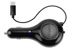Pusbc30r2pk-33973116 Hedocell Usb Retractable Car Charger Black Pack For 072057743667