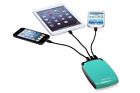 Pw-11k10-bt Battery Bank 11000mah Turquoise Power Backup Aduro Portable Powerup