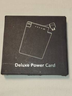Pwr 735541075230 Deluxe Power Card Pwrcard 2500mah Slim Bank - Nib