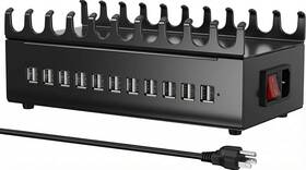 300w Pxhtmpk 762730346116 Charging Station For Multiple Devices 22-port Charger Stations Black