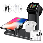 Q-011088 Phone Wireless Charger Stand Fast Watch Charging Statio 603849887476