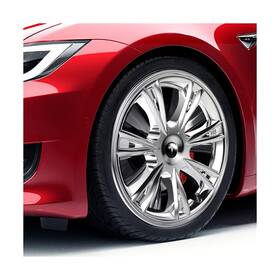 Jy-lgz19-032 Qingchijun 19 Inch Chrome Wheel Covers Compatible With 2020-2024 Tesla Model Y Hu