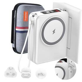 Kd01 Qingyuan Kuaidian Electronic Technology Co.ltd Portable Charger Magnetic Power Bank With Block Us/eu/uk/au Plugs