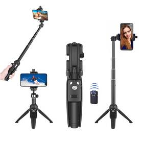 40058859092 Qsylar Tripod Monopod Selfie Stick Long Extendable With Wireless Remote Shutter Con