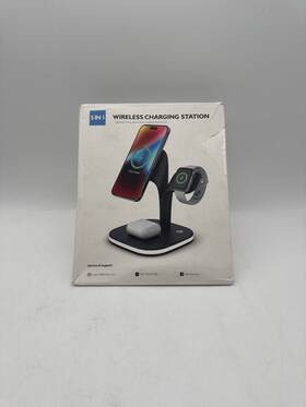 Qtlier B0bbtjlt14 3-in-1 Foldable Magnetic Wireless Charger Dock Stand 15w Qi