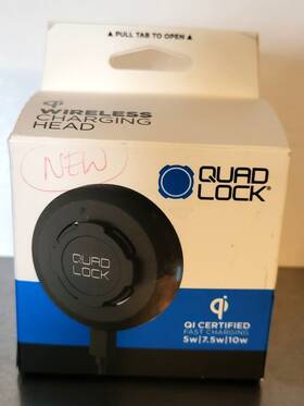Qla-wch-2 Quad Lock 348943004589 Smartphone Wireless Charging Head And Usb Cable Sku - Nib