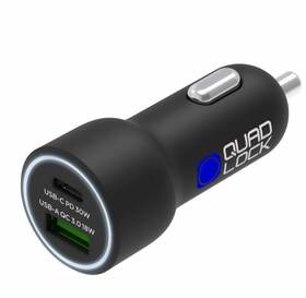 Qla-dcc-2 Quad Lock Dual Usb-a And Usb-c 48w Car Charger