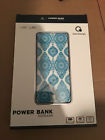 Que-5000-flower Que-5000 Que Design Dual Usb Port Power Bank Ac Dc Blue