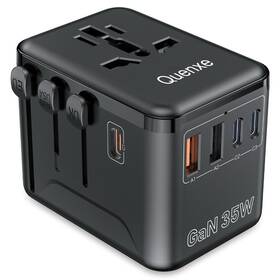 Ol-a01-pq35 Quenxe Universal Travel Adapter International Power With 35w Pd And Qc