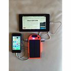 Queusa-solarcharger Queusa Solar Charger Power Bank Cell Phone External Battery Sun Energy Waterproof 646437588416