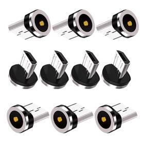 10pcsjust Raosky Rsg-cha00 Magnetic Charging Series Micro Tips Usb Without U