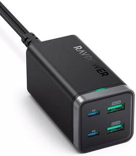 Pc136 Ravpower Usb C Charger Pd Pioneer 65w 4-port Desktop Charging Station New