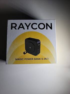 Raycon 811162032026 The Magic Power Bank 5-in-1 10 000mah Wireless Charging