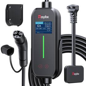 Rlx-12a Raylix Upgraded 12a Level 1 Tesla Charger Adjustable Current Delay Charge