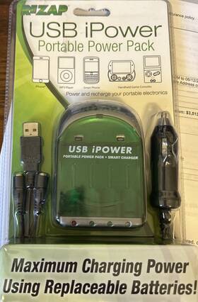 Re Zap 671196073064 New Usb Portable Power Pack Battery Recharge Your Electronics