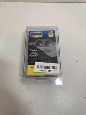 74681 Reese Towpower Dual Port 12 Volt Power Adapter
