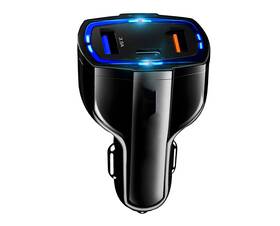 Remarkable Goodz 7426826064690 3 Port Fast Charge 3.0 Car Charger