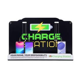 Re-002bw Rentouqishi Wall Mount Charging Station With 8 Ports Phone Charger Type-c Android Po