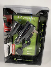 Retrak The Mobile Solution 4 In 1 Charge And Sync For Iphone Ipad Retractable Nib