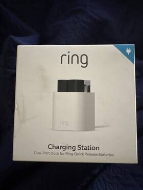 Ring 445016086069 Charging Station White Rechargeable For Quick Release Battery Pack