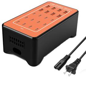 Ris100w20p Riswojor Multi Usb Charger Station 20-port 100w/20a Multiport Cha