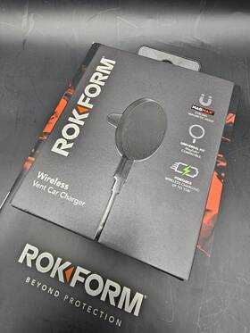 335801-c Rokform Wireless Car Charger -super Strong Vent Mount Magnet 15 Watts 89 New