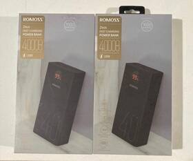 Romoss 711181122305 40000mah Power Bank 18w Pd Usb C Fast Charge Battery 3 Outputs X 2