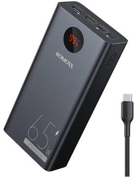 Pea40-112-2135 Romoss Power Bank 40 000mah 65w Portable Laptop Charger With Usb C Fast Charging E