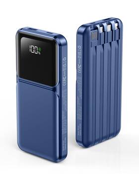 Ronegn 791069642521 Portable Charger 10000mah Power Bank With Built-in Cable Fast Charging Pack