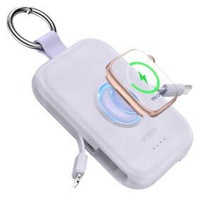 Rorry 639510714918 Portable Charger 5000mah Power Bank With Purple