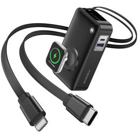 Rorry 639510715359 Portable Charger 10 000mah 30w Fast Charging Power Bank With Built-in Retrac
