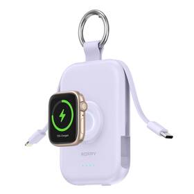 Rorry 708315041663 C2 Portable Charger 5000mah Power Bank With Built-in Cables For Apple