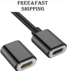Rnuslg1v60cb Rounkin Lg V60 Dual Screen Magnetic Charging Adapter With Cable - Black