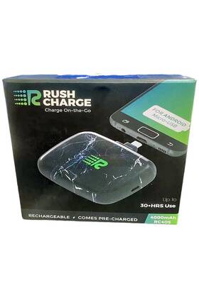 Rc40s Rush Charge 810063160616 Charger 4000mah Portable Micro Usb