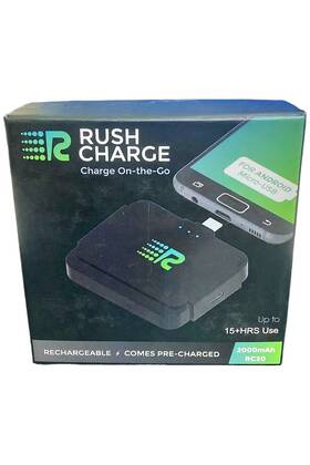 Rc20 Rush Charge 853988008489 Charger 2000mah Portable Micro Usb