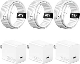 Pw0040 Rynd Iphone 15 16 Charger Fast Charging 6.6 Ft Long Usb C 6.6ft White