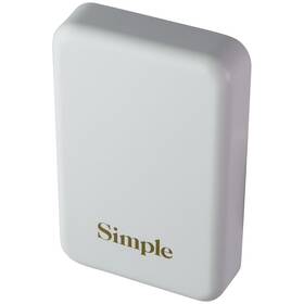 581204 S. Simple 10 000mah Power Magnetic Portable Charger - White