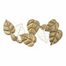 S30846 Stratton Home Decor Metal Gold Leaves Centerpiece Wall 477135229188