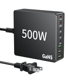 Zs5649848 Sacrack 500w Usb C Charger Fast Gan Block 8 Multi Port Charging Station Hub B