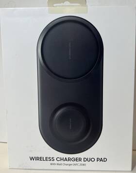 Samsung 610214660435 Wireless Charger Duo Pad With Wall Afc 25w - Black