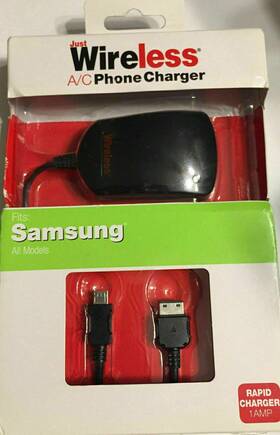 Samsung 705954041467 Electronic Just Wireless A/c Phone Charge Most Model Rapid Charger 1 Amp