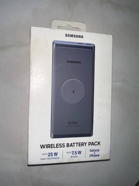 Samsung 887276417790 Wireless Charger Portable Battery 10 000 Mah Galaxy Iphone 25w New