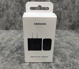 Samsung 887276818054 Genuine 25w Super Fast Charging Wall Charger Usb-c - Black New
