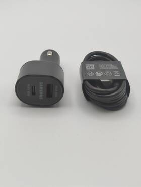Ep-l5300xbegus Samsung 45w Dual Car Charger For Galaxy Z Flip Black -